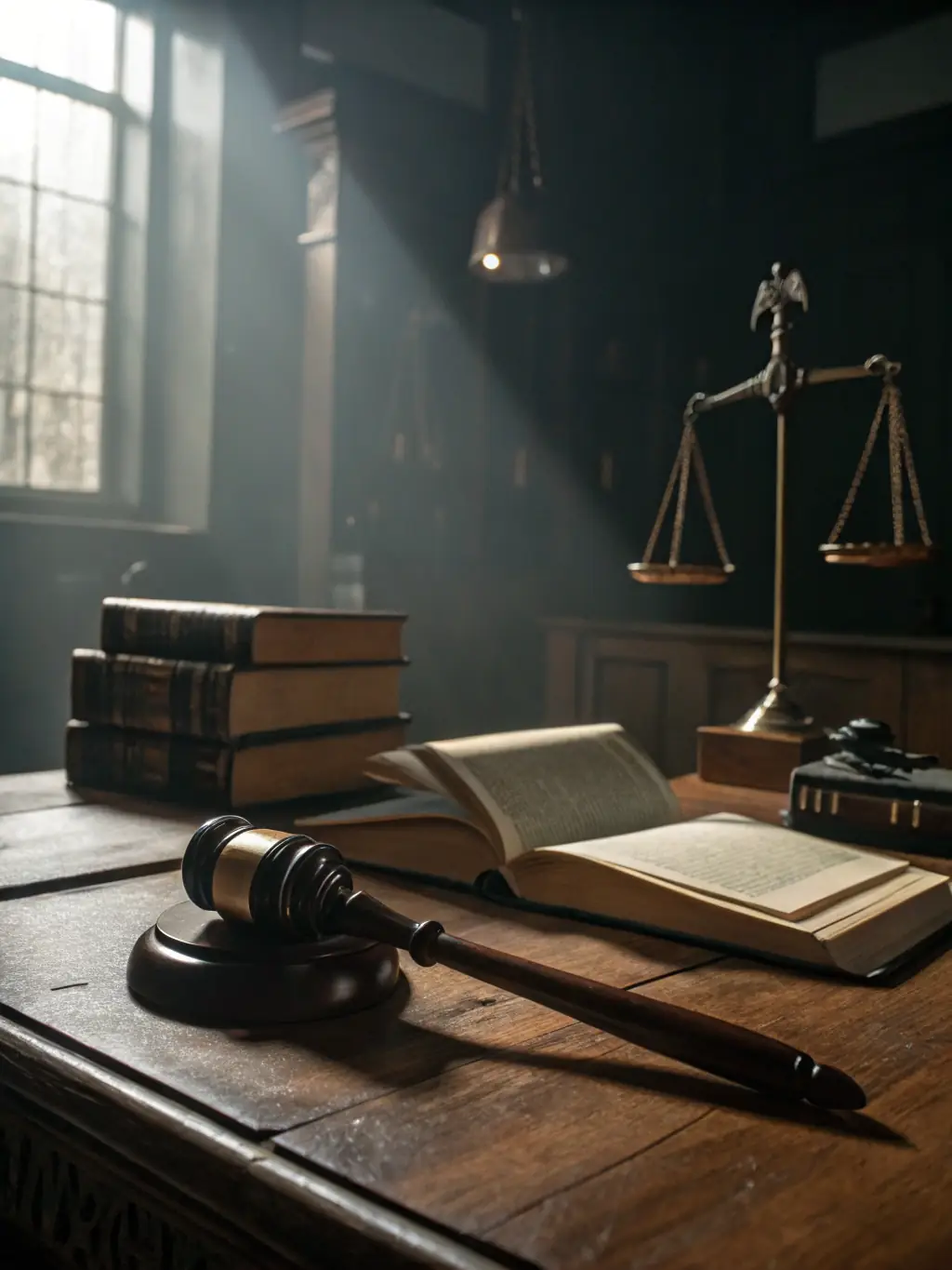 A gavel hitting a sound block in a courtroom, representing the resolution of legal title disputes.